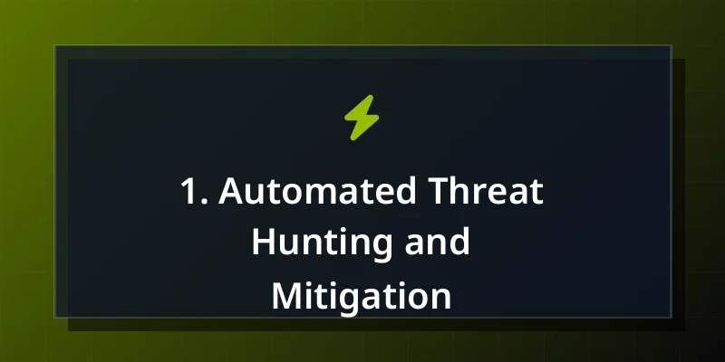 1. Automated Threat Hunting and Mitigation