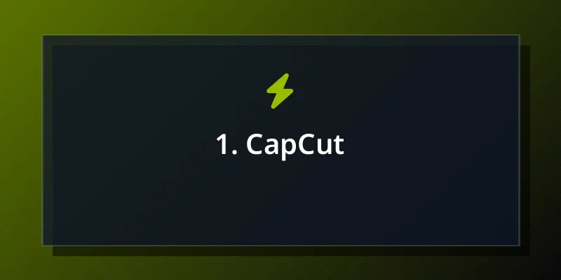 1. CapCut