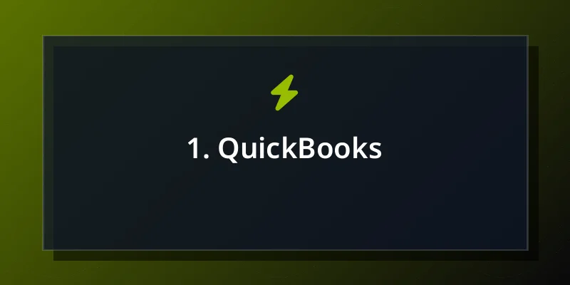 1. QuickBooks