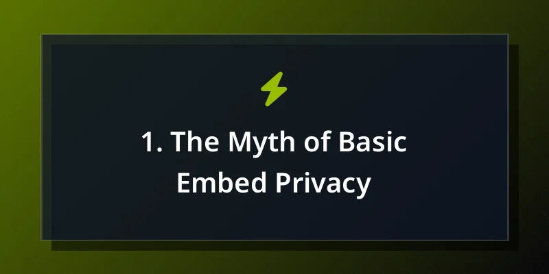 1. The Myth of Basic Embed Privacy