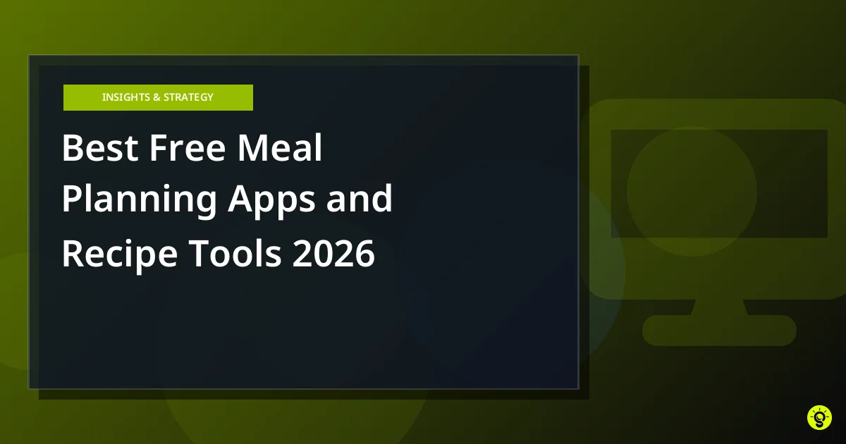Best Free Meal Planning Apps and Recipe Tools 2026