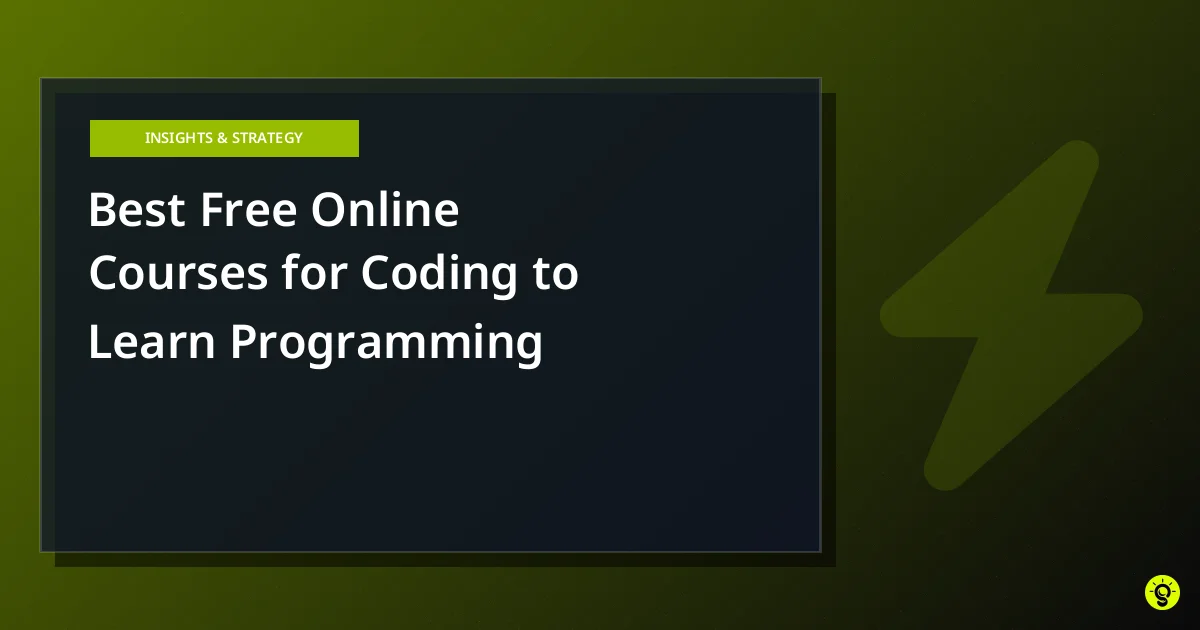 Best Free Online Courses for Coding to Learn Programming