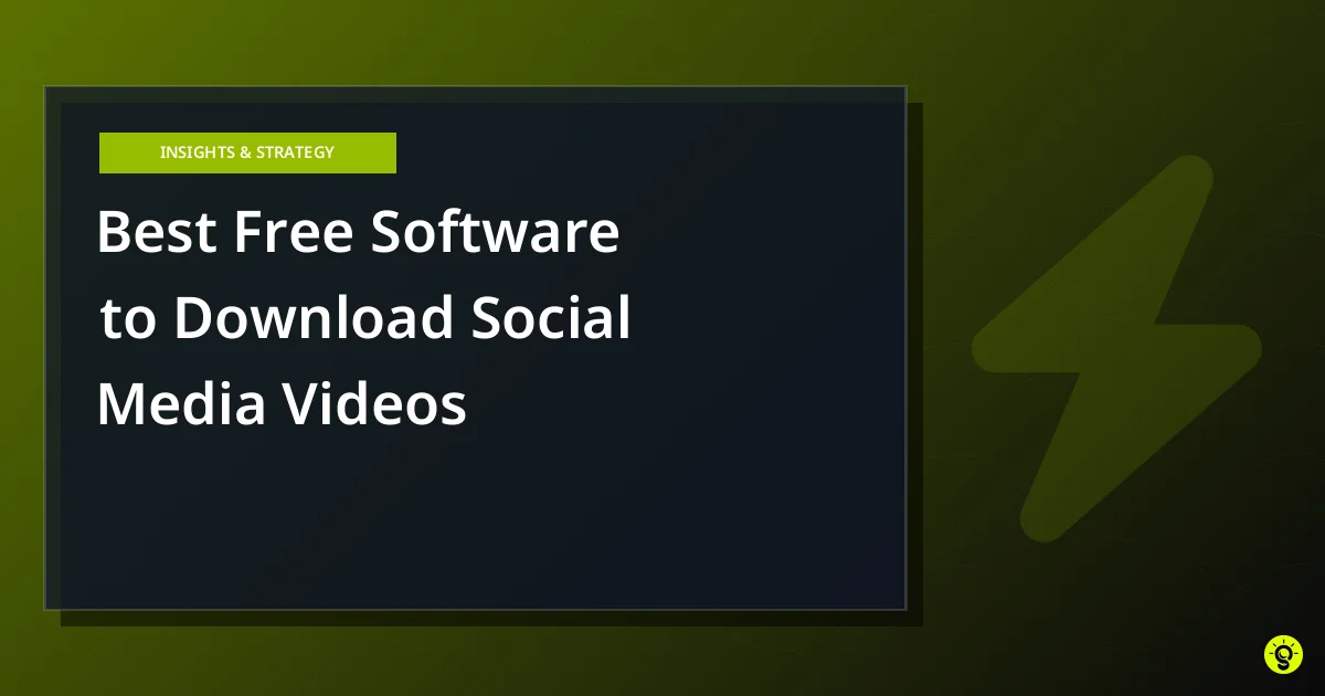 Best Free Software to Download Social Media Videos