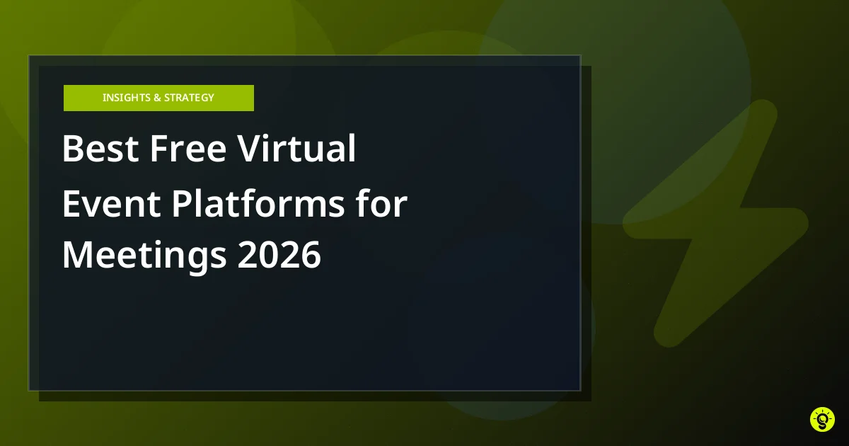 Best Free Virtual Event Platforms for Meetings 2026