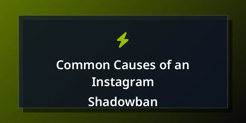 Common Causes of an Instagram Shadowban