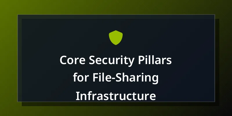 Core Security Pillars for File-Sharing Infrastructure