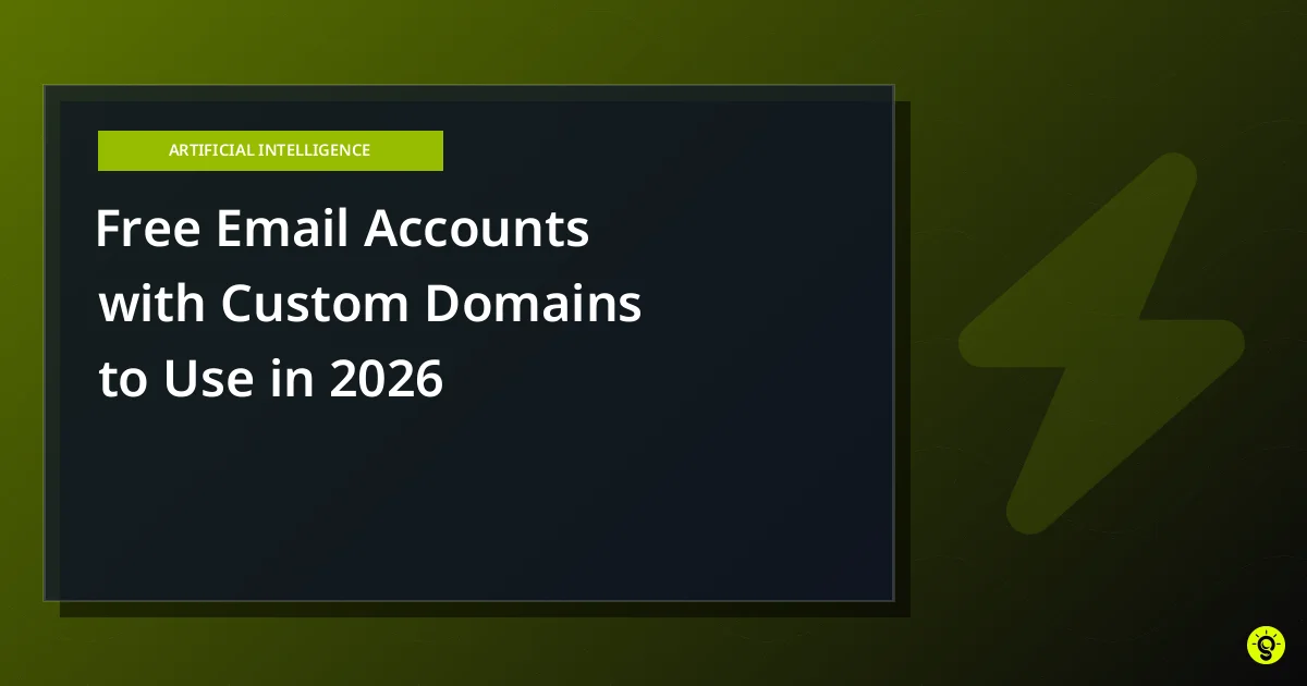 Free Email Accounts with Custom Domains to Use in 2026
