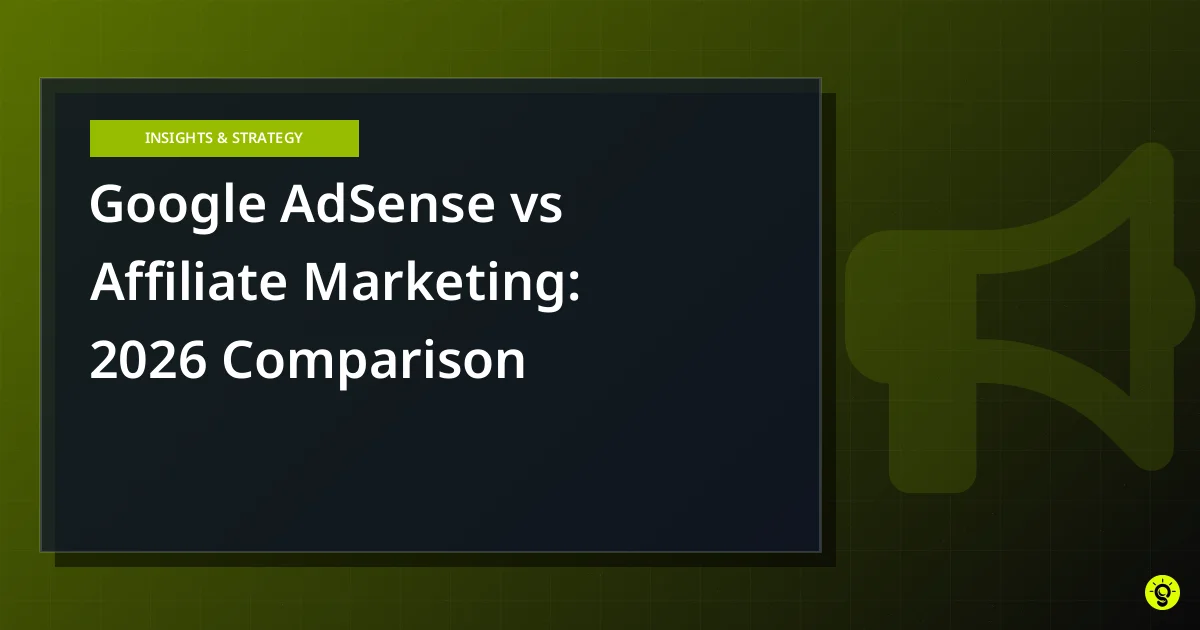 Google AdSense vs Affiliate Marketing: 2026 Comparison