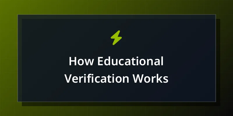 How Educational Verification Works