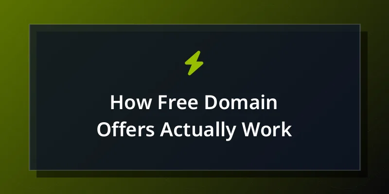 How Free Domain Offers Actually Work
