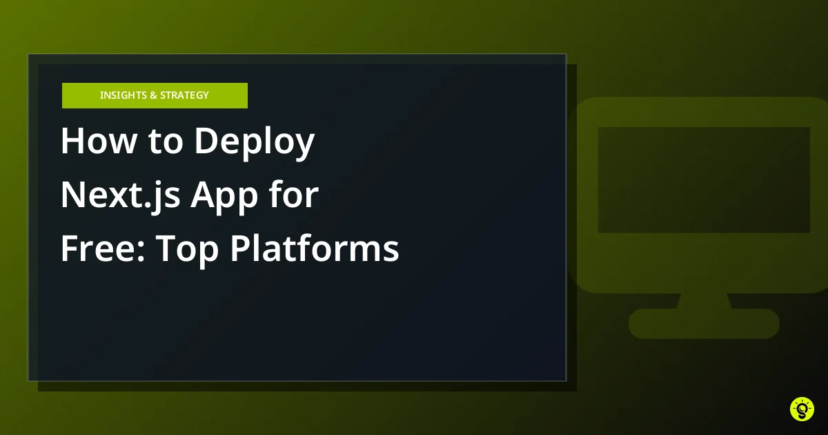 How to Deploy Next.js App for Free: Top Platforms
