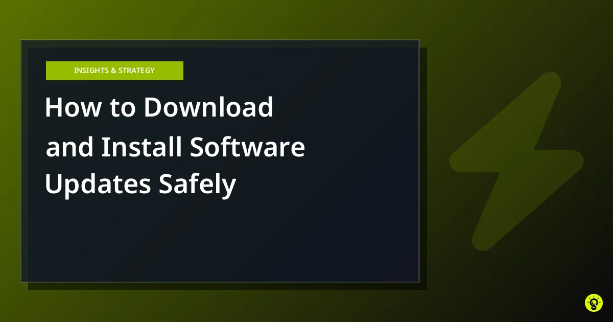 How to Download and Install Software Updates Safely