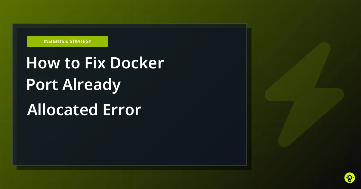 How to Fix Docker Port Already Allocated Error