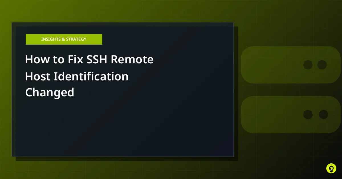 How to Fix SSH Remote Host Identification Changed