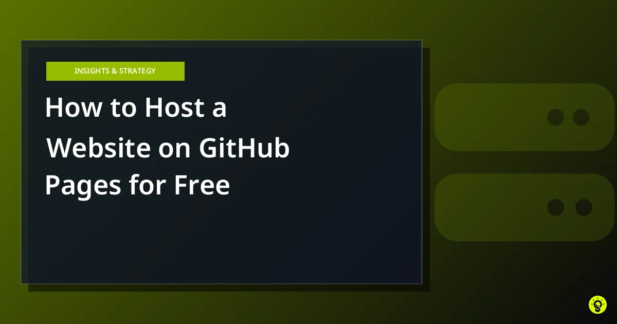 How to Host a Website on GitHub Pages for Free