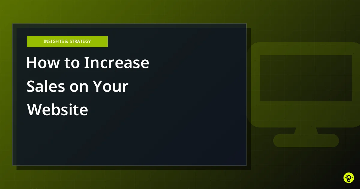 How to Increase Sales on Your Website