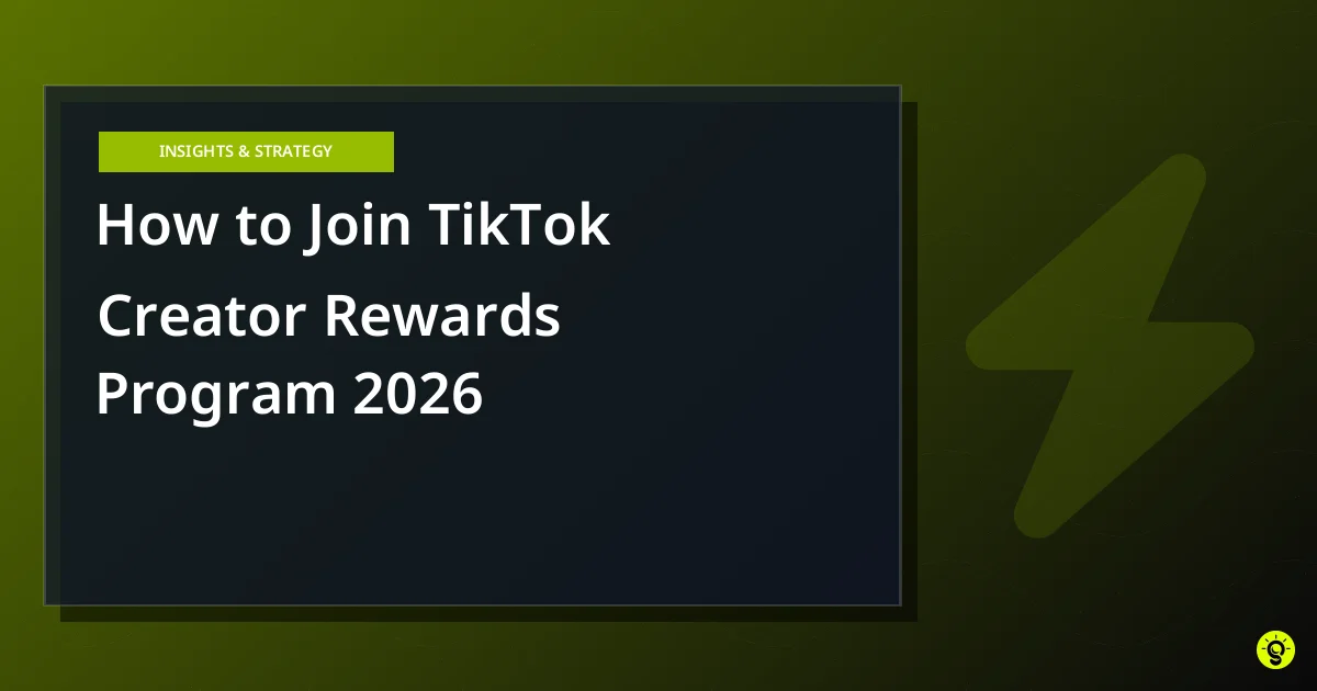 How to Join TikTok Creator Rewards Program 2026