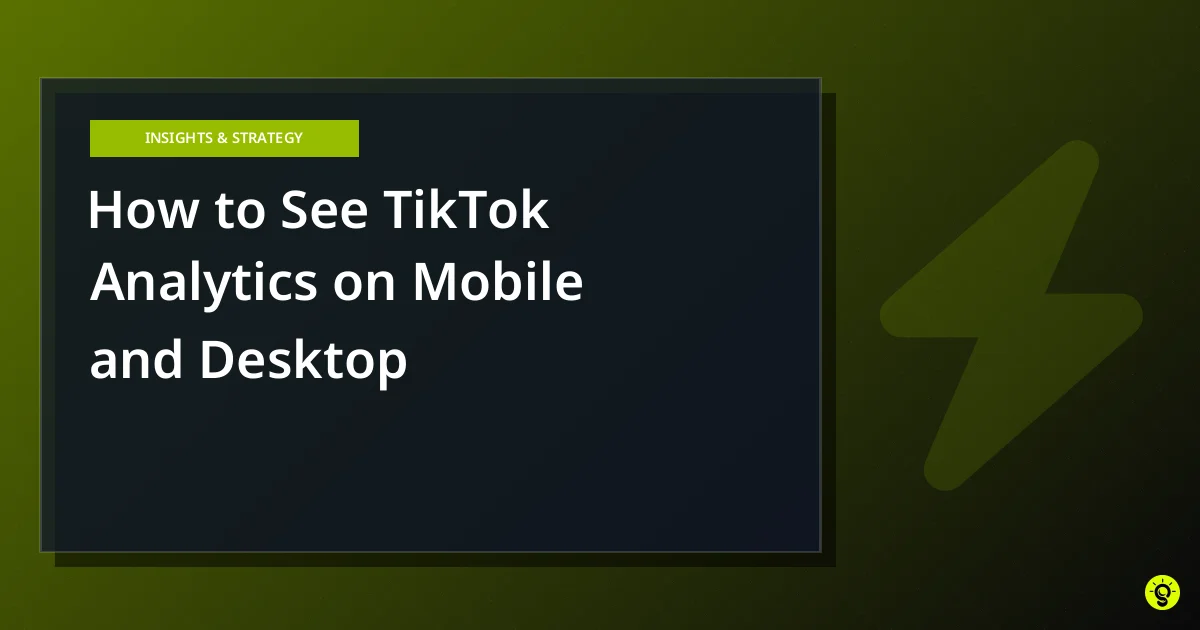How to See TikTok Analytics on Mobile and Desktop