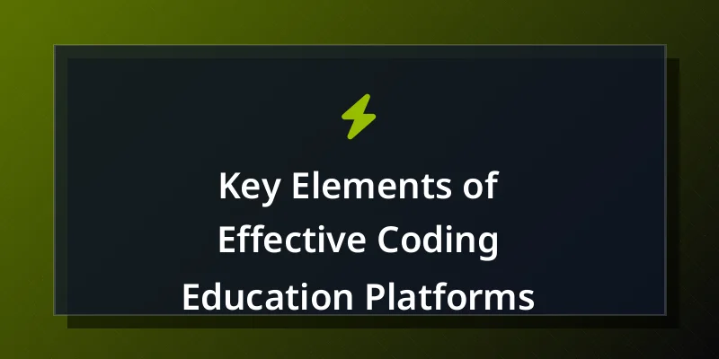 Key Elements of Effective Coding Education Platforms