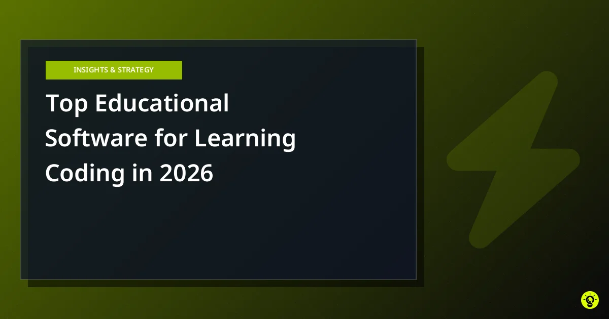 Top Educational Software for Learning Coding in 2026