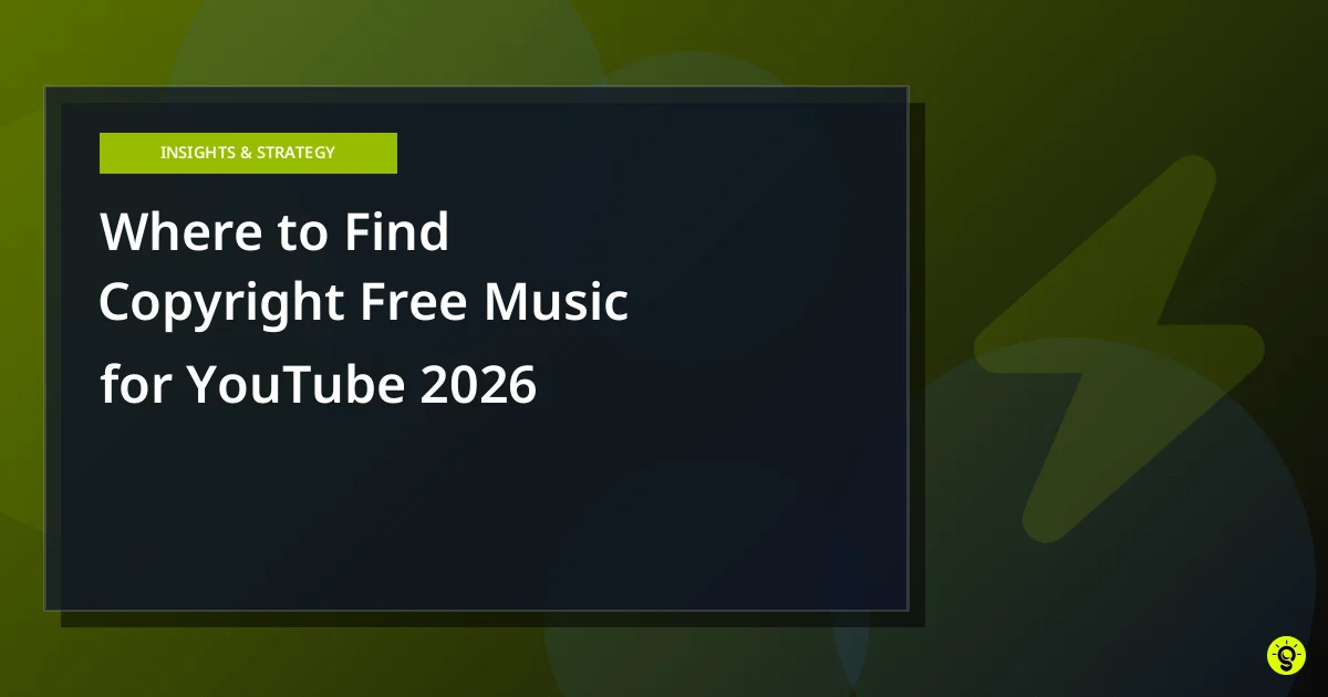 Where to Find Copyright Free Music for YouTube 2026