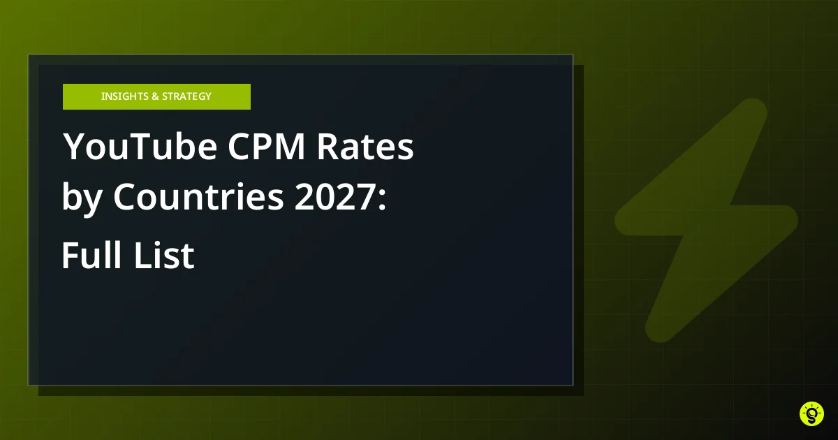 YouTube CPM Rates by Countries 2027: Full List